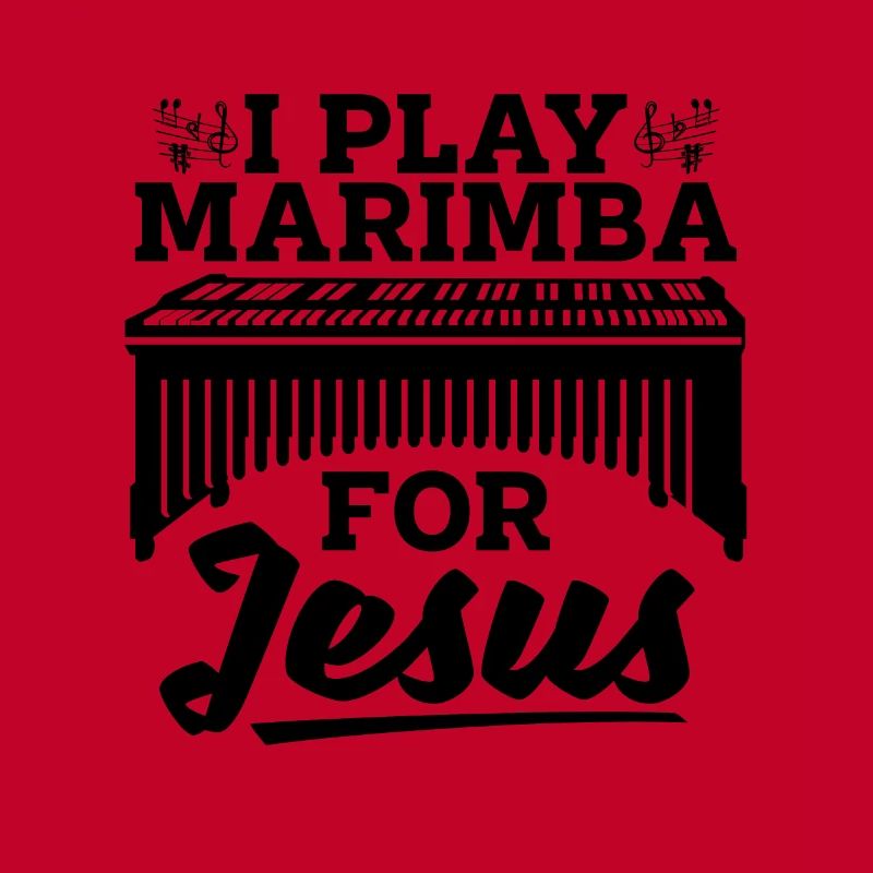 I Play Marimba For Jesus Vibraphone Marimba Player