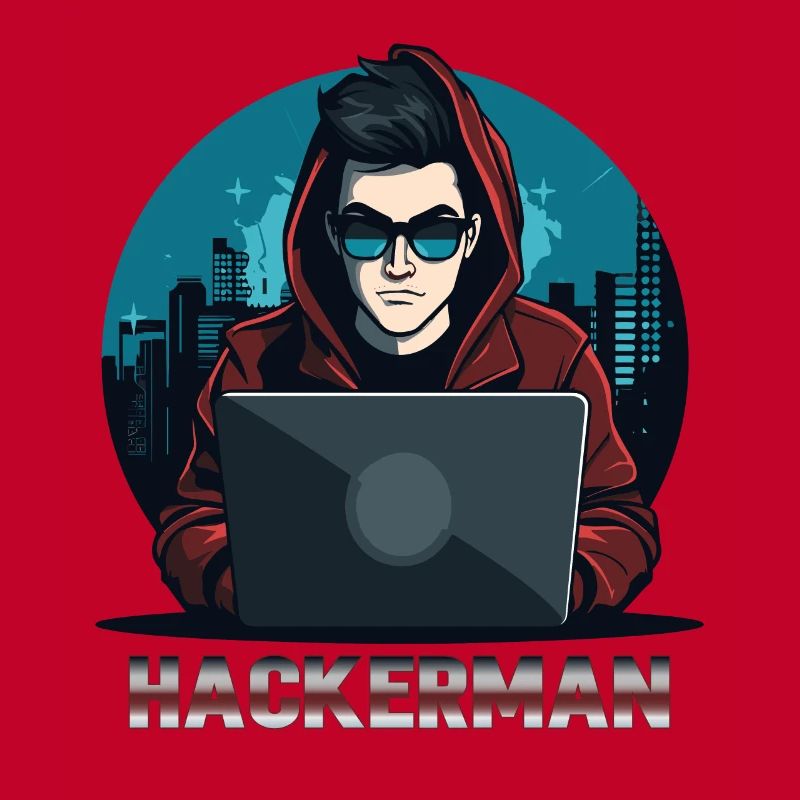 Cool Hacker Coding IT Specialist Hackerman