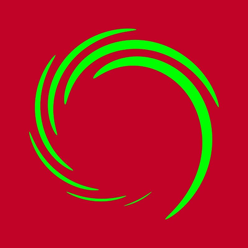Circle Vortex Circular shape Green