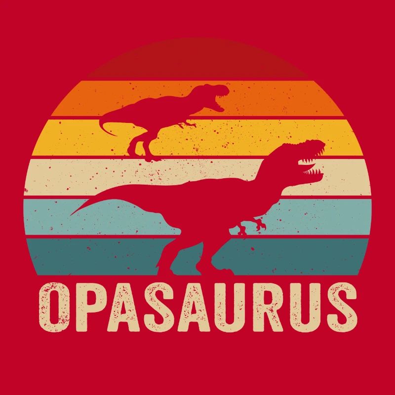 Retro opasaurus opa saurus grand-père