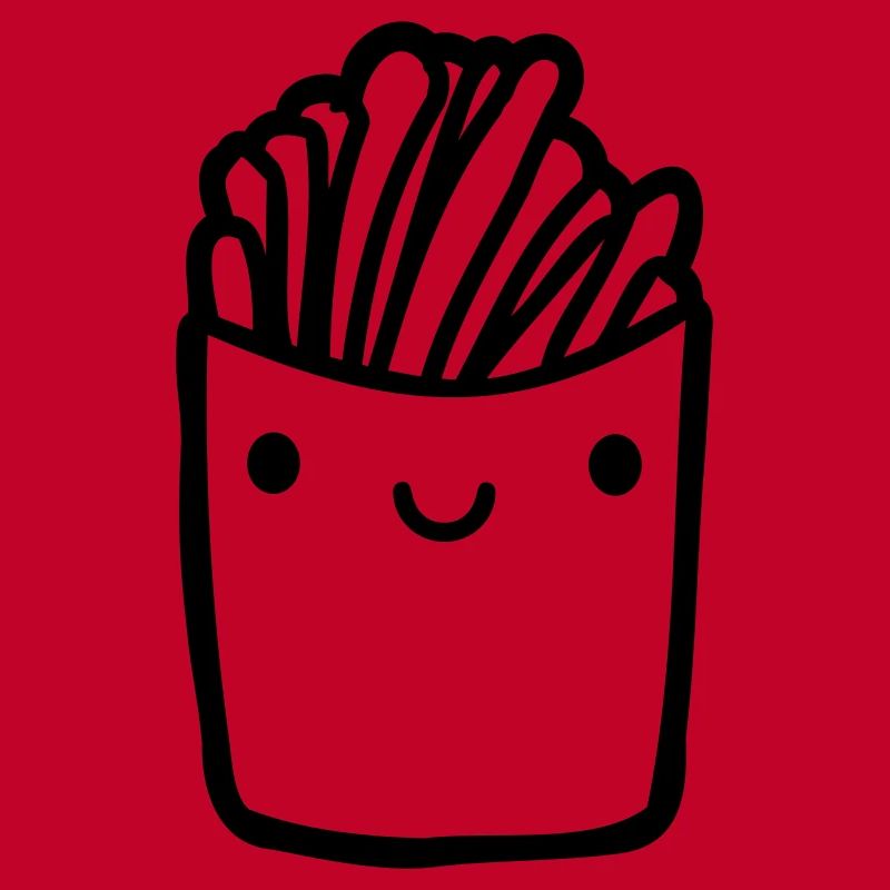 Frites mignonnes pour le visage