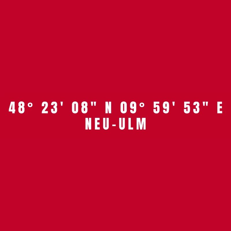 Neu-Ulm Bavaria Coordinates