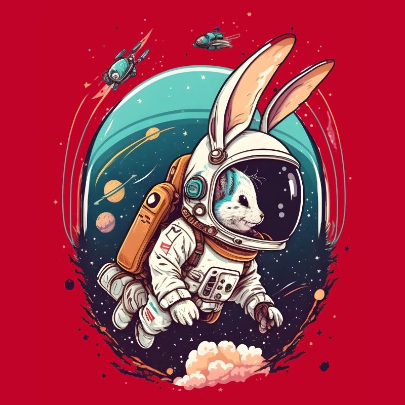 Rabbit in space