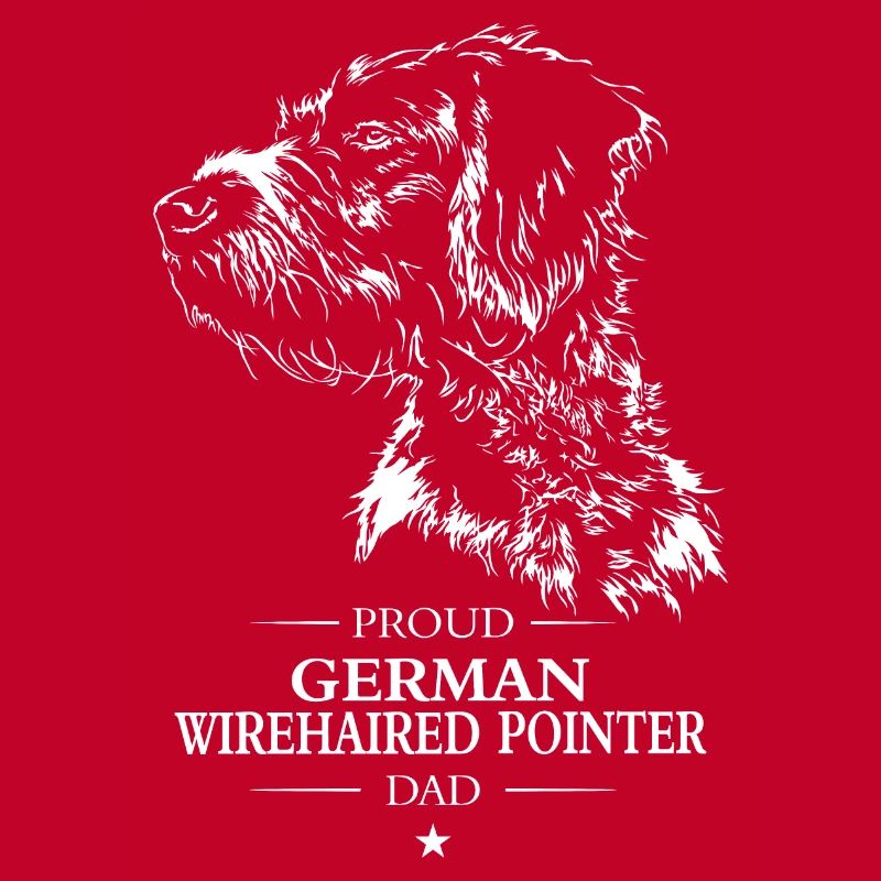 German Wirehaired Pointer Dad Dogs Dog Wilsigns