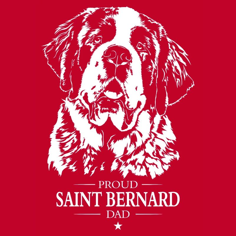 Saint Bernard Dad Hunde Hund Bernhardiner Wilsigns