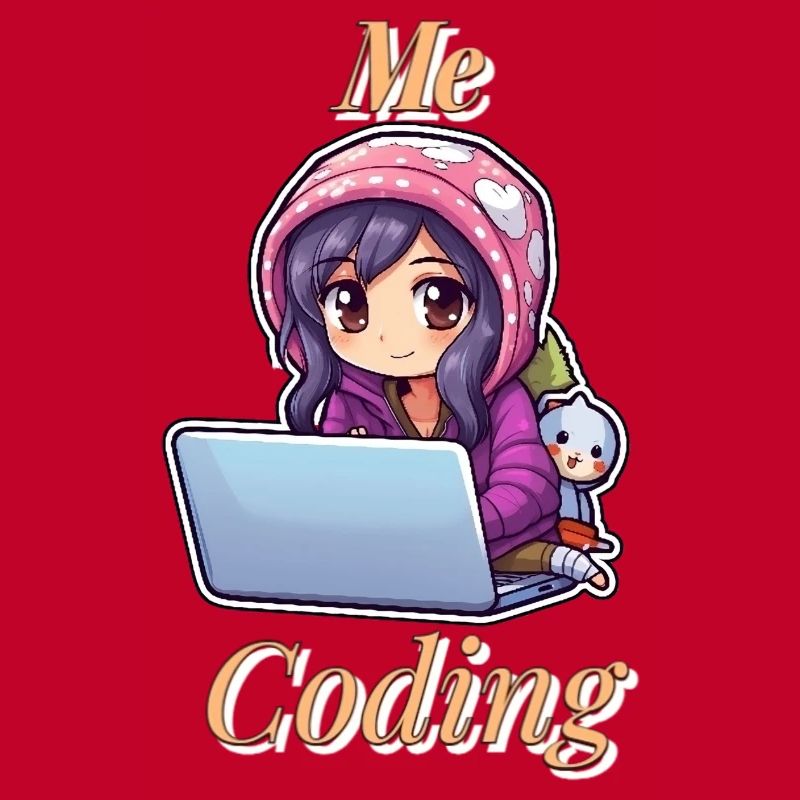 Coding Cutie: Anime Girl