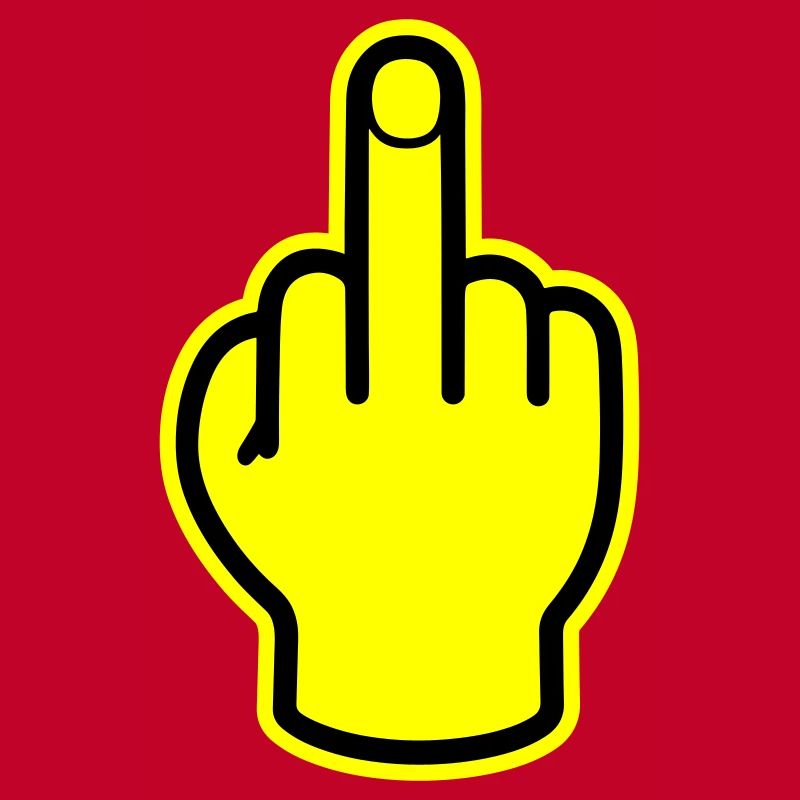 Middle Finger Hand Provocative