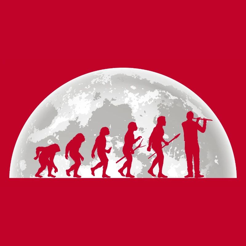 Flötist Evolution Querflöte