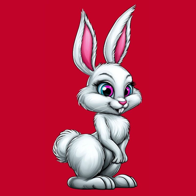 cute white bunny :)