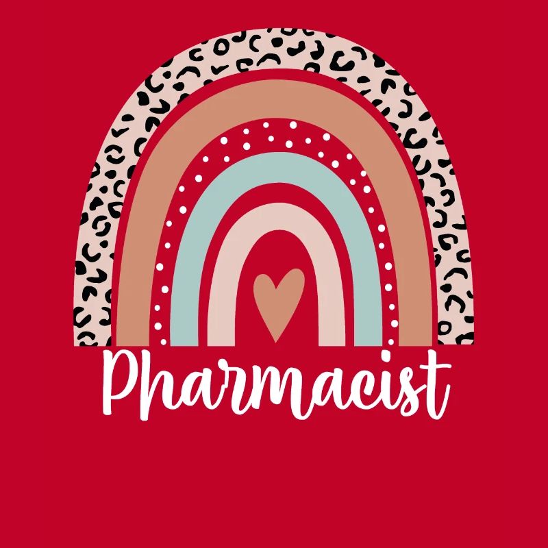 Pharmacist Rainbow Leopard Funny Pharmacist
