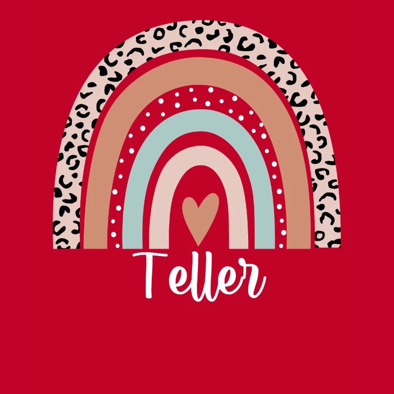 Teller Rainbow Leopard Funny Teller Appreciation