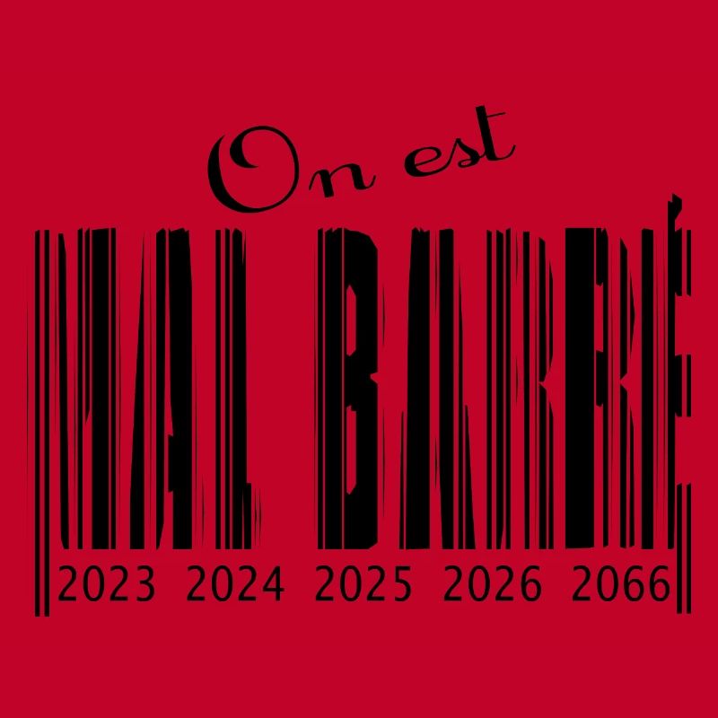 Schlecht durchgestrichener Barcode