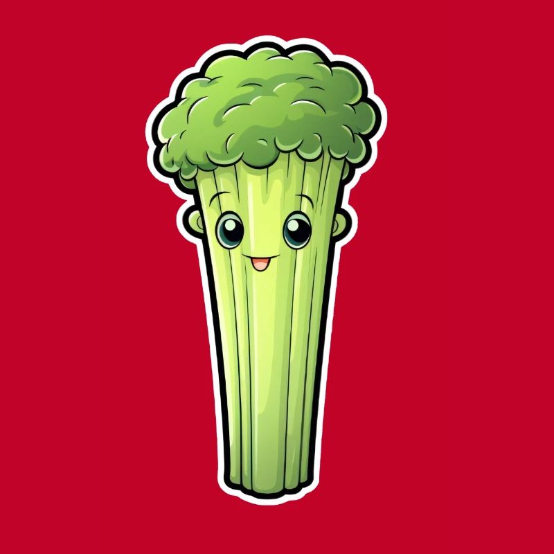 Staudensellerie oder Stangensellerie Kawaii