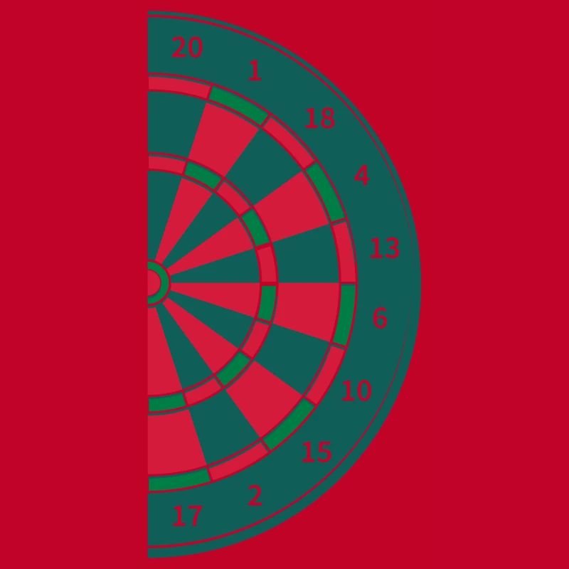 Half Dartboard