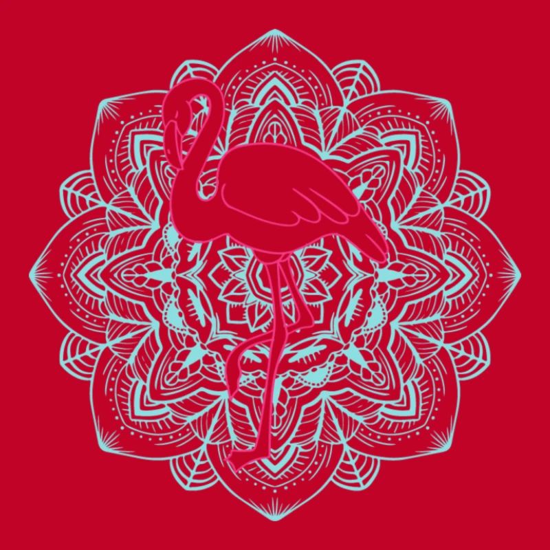 Flamingo-Mandala