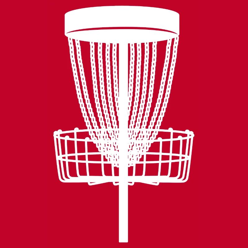 Disc Golf Basket Disc Golf Silhouette Discgolfer