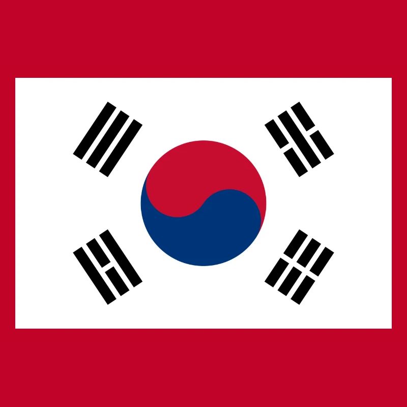 Drapeau national de Corée du Sud