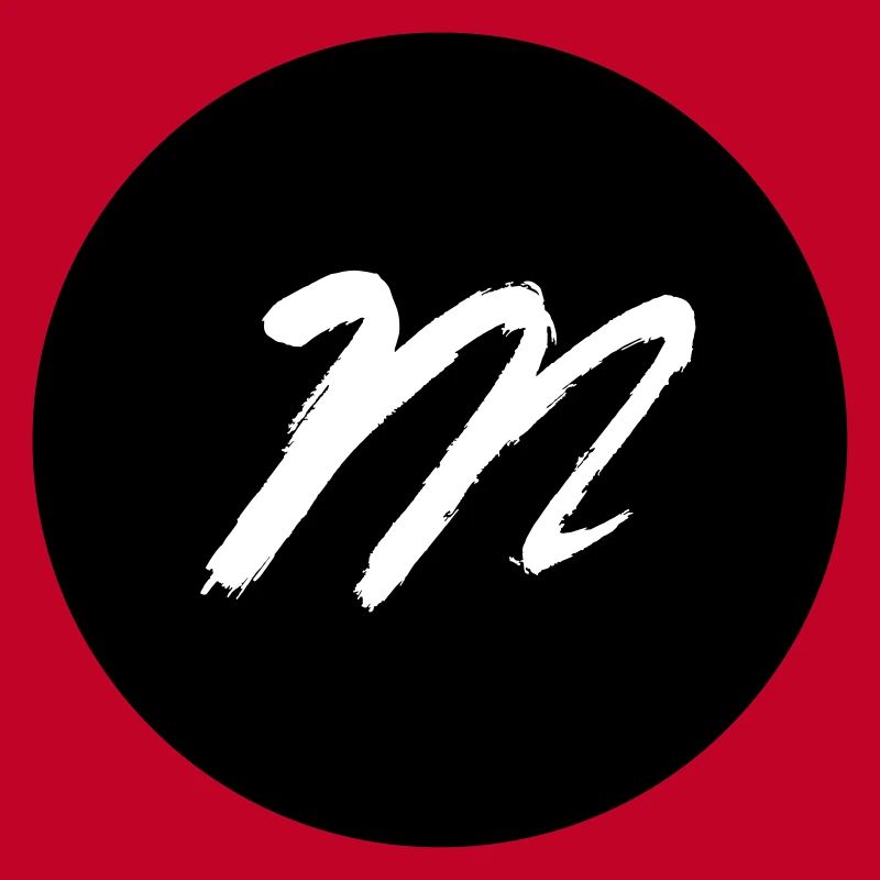 m dans un noir de cercle