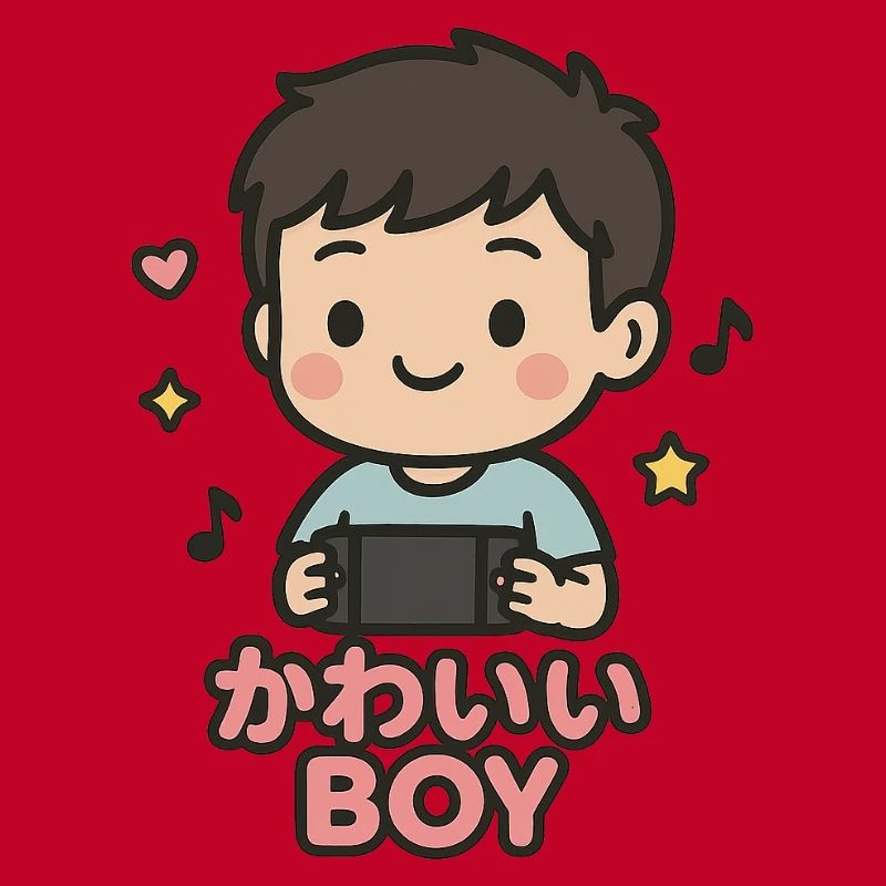 Süßer Junge mit Gamecontroller