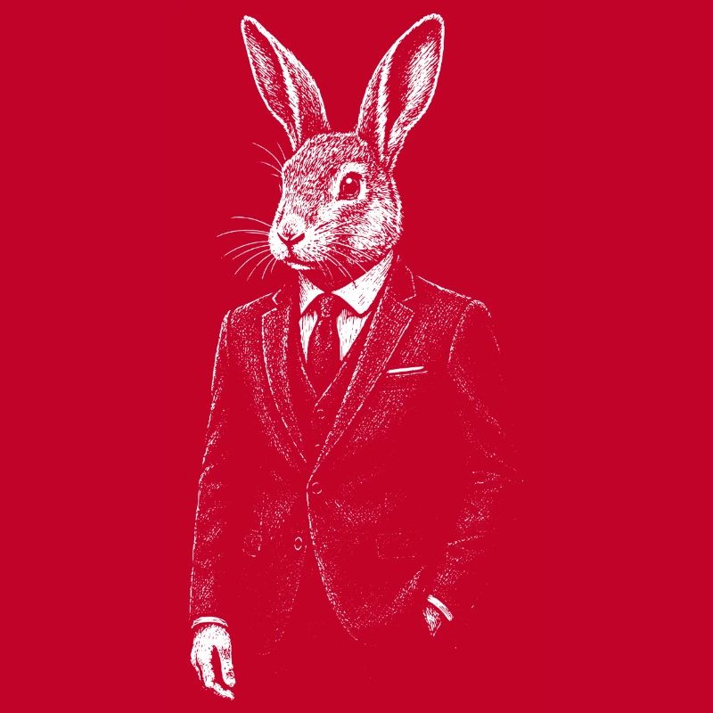Dapper Rabbit en costume