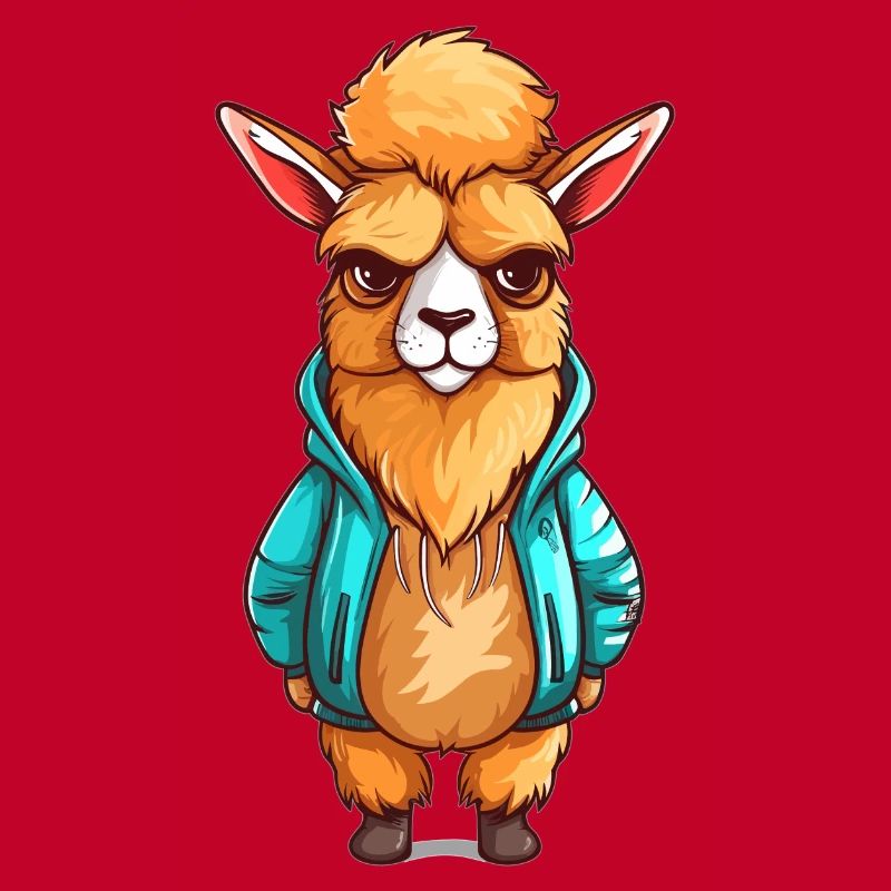 Grumpy llama
