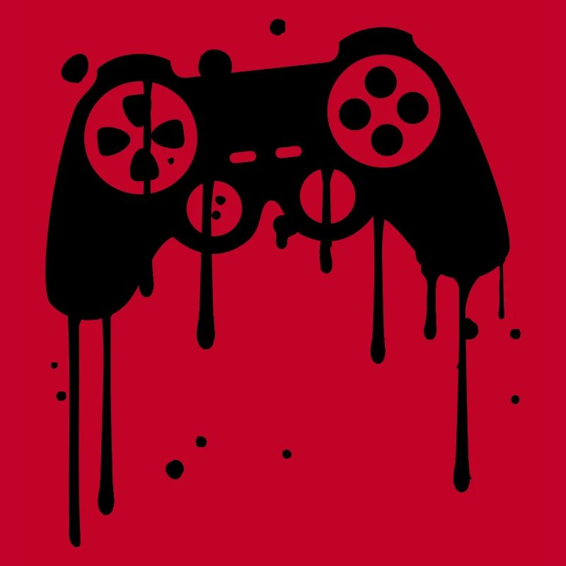 controller graffiti tropfen klex farbe spritzer