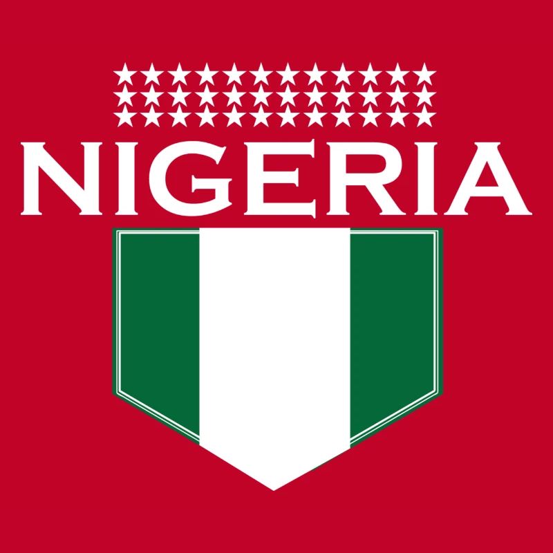 Vert blanc vert Nigeria design 1 par Eisach