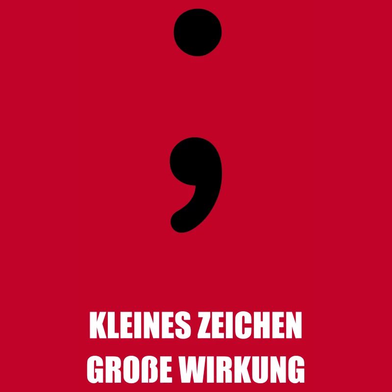 Semikolon - Informatiker Spruch Geschenk