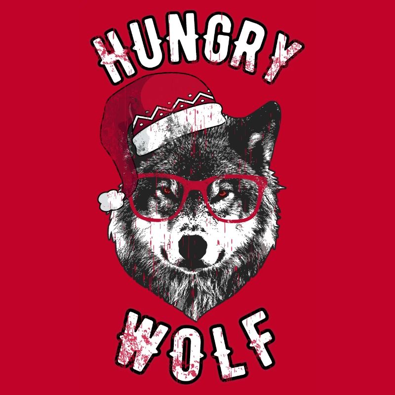 Hungry Wolf – Grumpy Christmas Wolf
