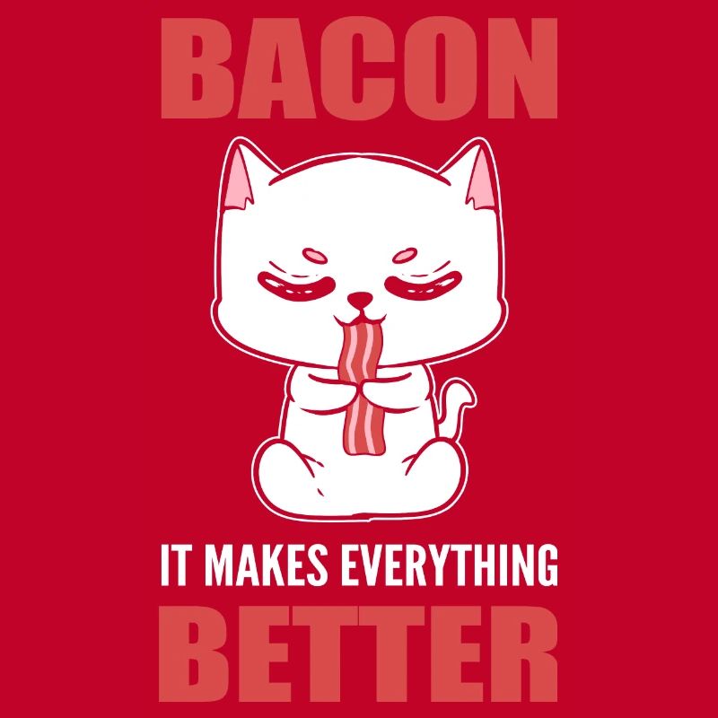Bacon It Makes Everything Better Funny Chef