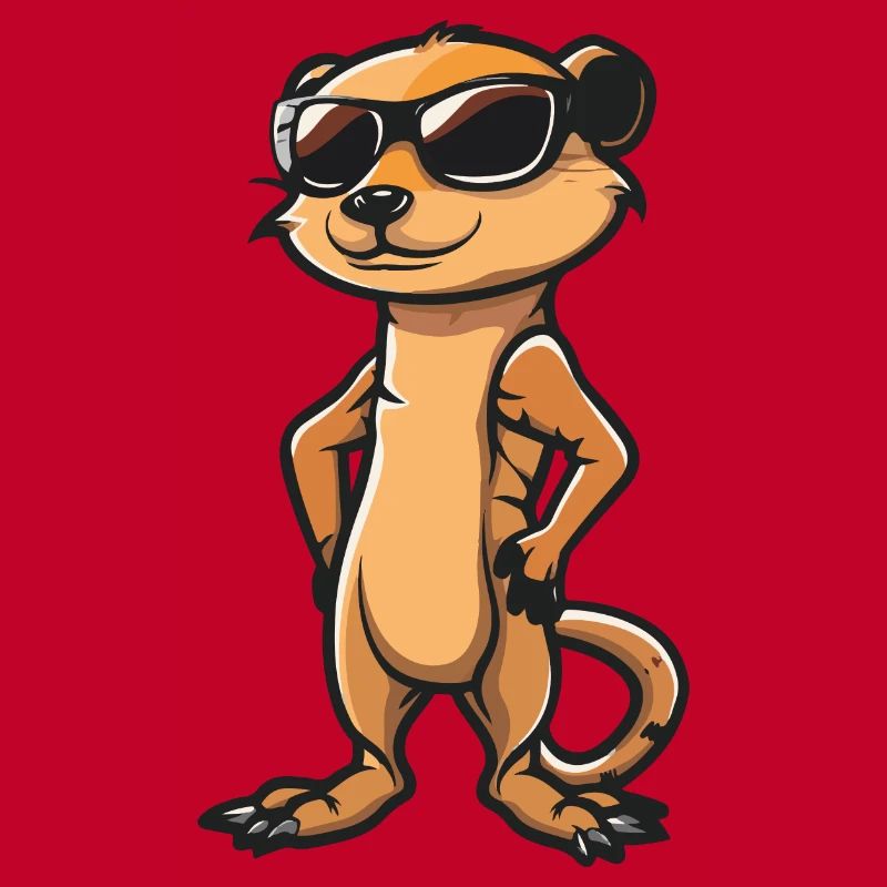 Erdmännchen Comic Cool