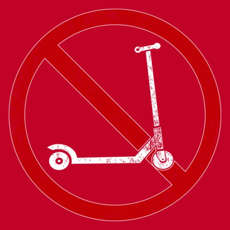No scooters allowed anti-scootering