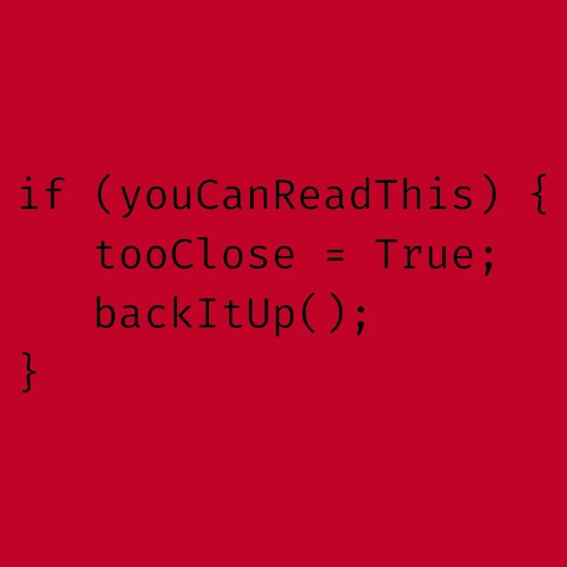 Personal space funny computer geek programmer joke