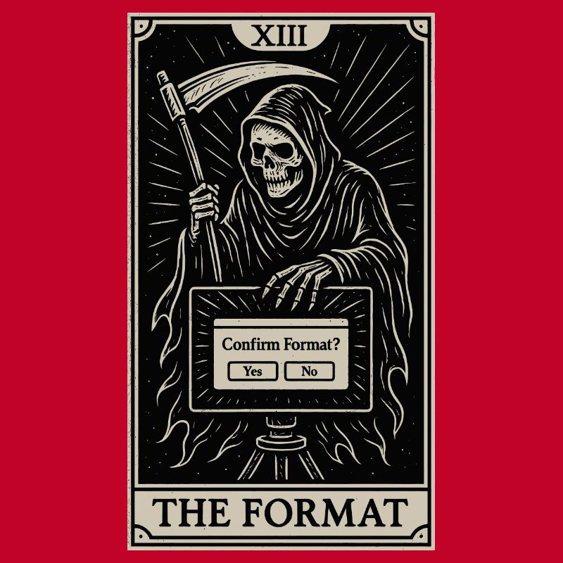 Datafararding Tarot : Mort du format