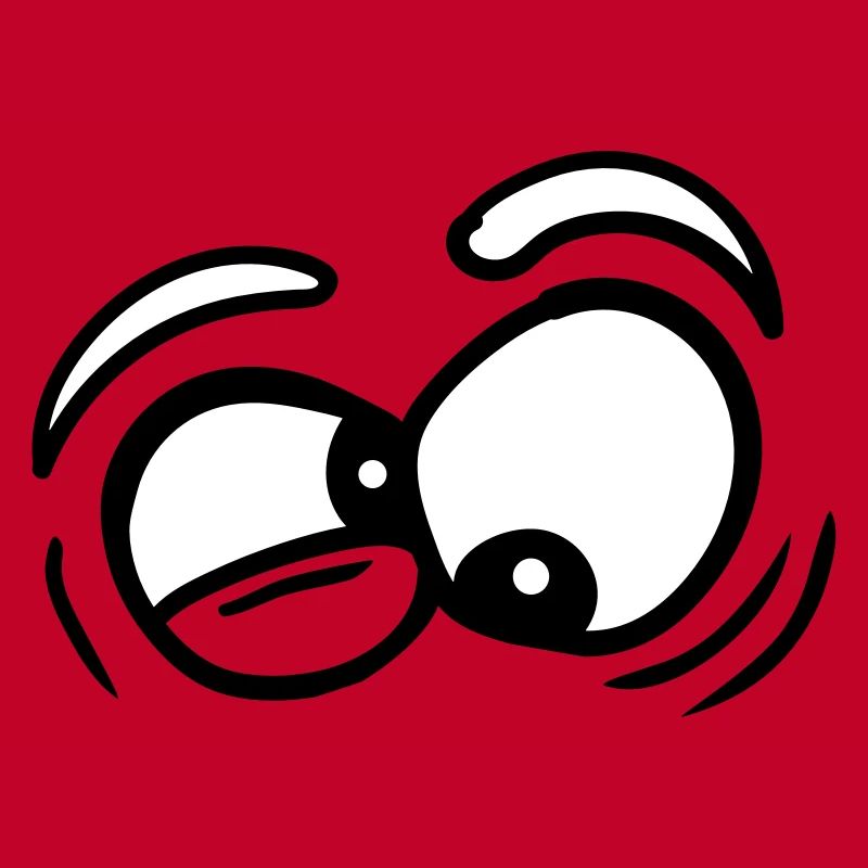 Eyes squint laugh grimace crazy crazy face comic c