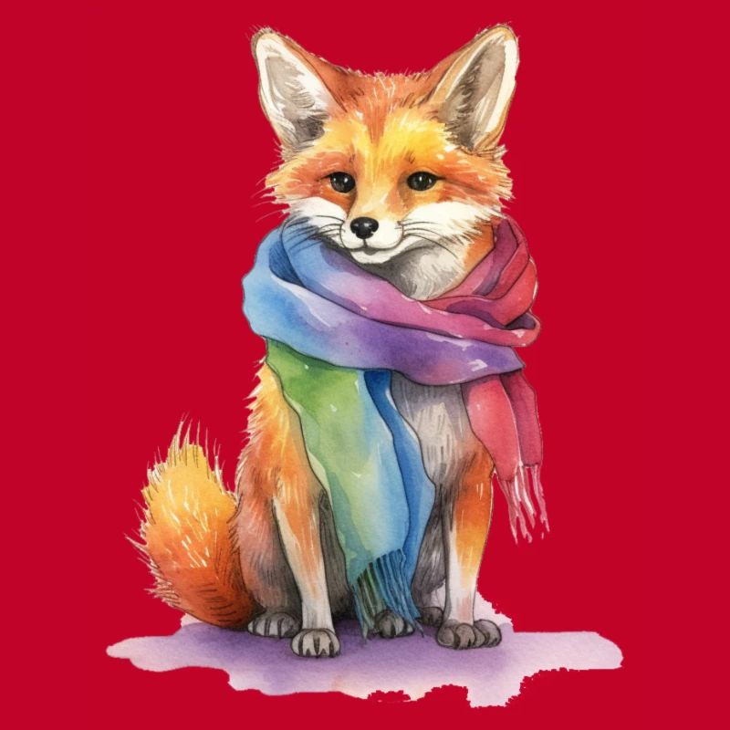 Fuchs mit LBTQ+ Schaal