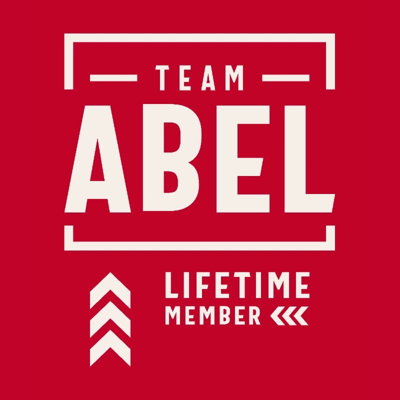 Team Abel Lebenslanges Mitglied Lustiger Name Abel