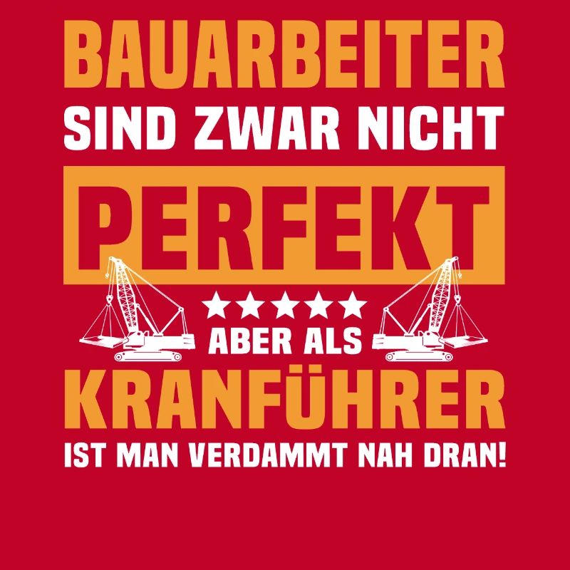 Kranführer Bauarbeiter Kran Kranfahrer