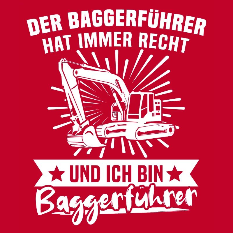 Baggerführer Bagger Baggerfahrer