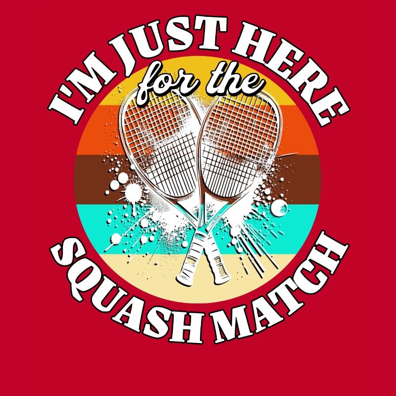 Lustiger Squash Spruch