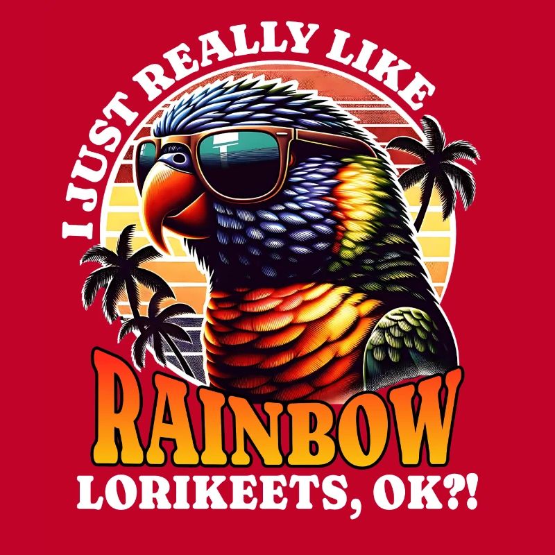 Ich Liebe Regenbogenlori Spruch