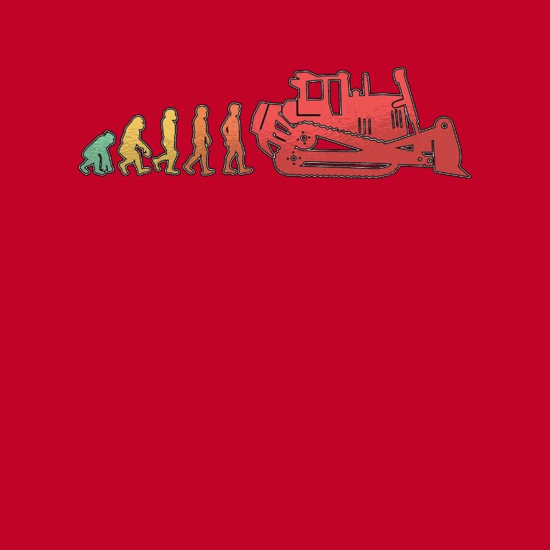 Excavator Bulldozer Construction Worker Gift