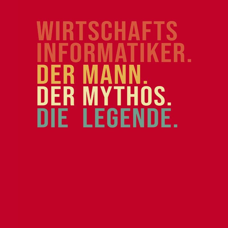 Wirtschaftsinformatiker Mann Mythos Legende
