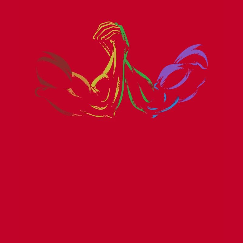 Bras de fer LGBT Rainbow Techniques Exercice