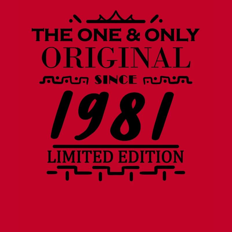 1981 - Année de construction 1981 - Naissance 1981