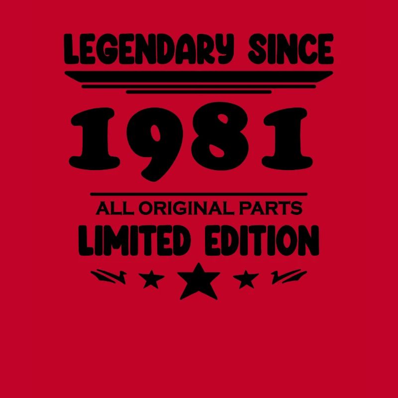 1981 - Né 1981 - Année de construction 1981