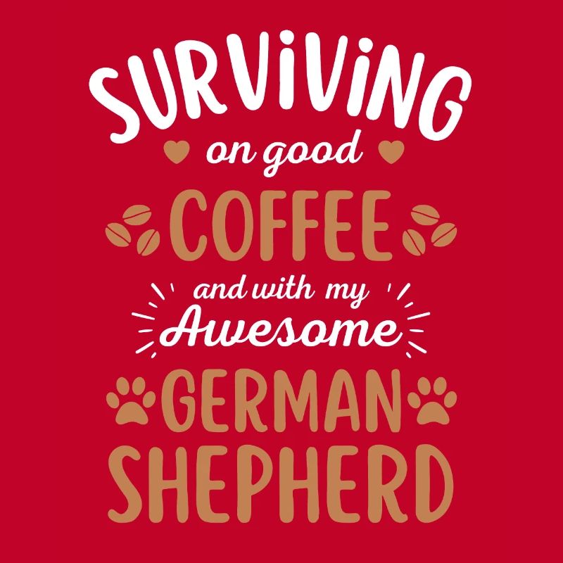 German Shepherd Coffee Dog Cafe