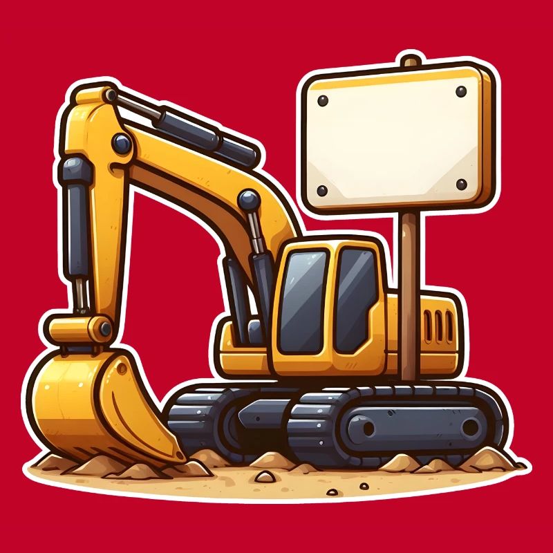 Bagger Baggern Baggerfahren