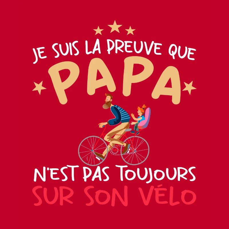 Papa cycliste cyclisme Bébé Nourrisson Naissance