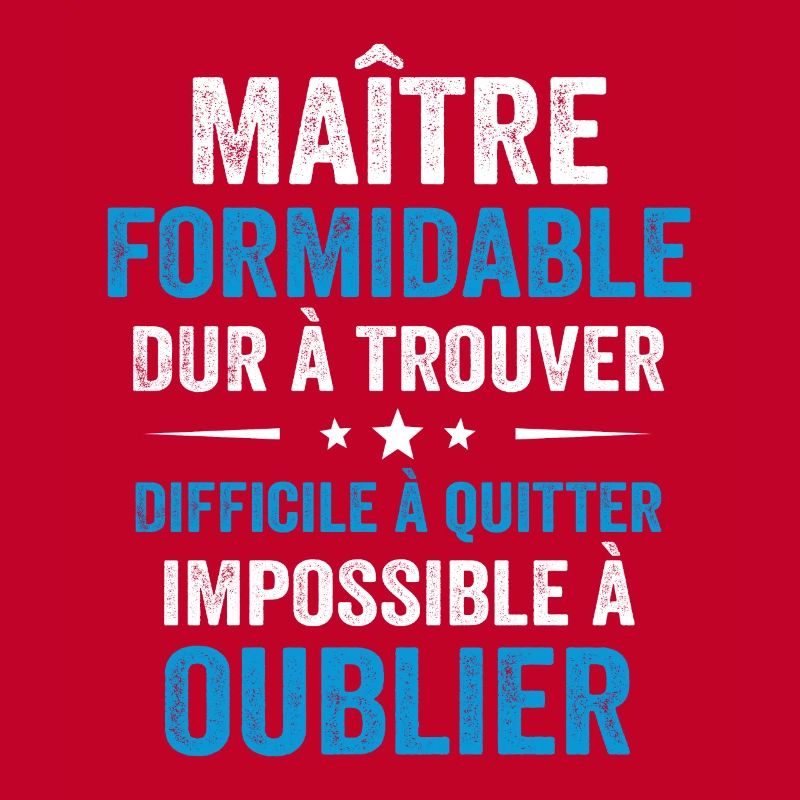 Maître Formidable Idée Cadeau Maître D'école